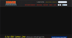 Desktop Screenshot of karateamerica.info